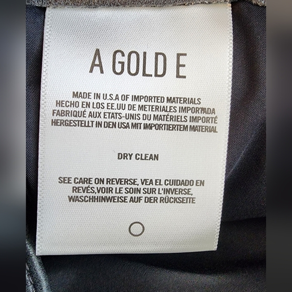 AGOLDE NOLAN PANTS IN SMOKE COLOR NWT WIDE LEG SIZE 24 RETAIL $328 - Picture 10 of 15